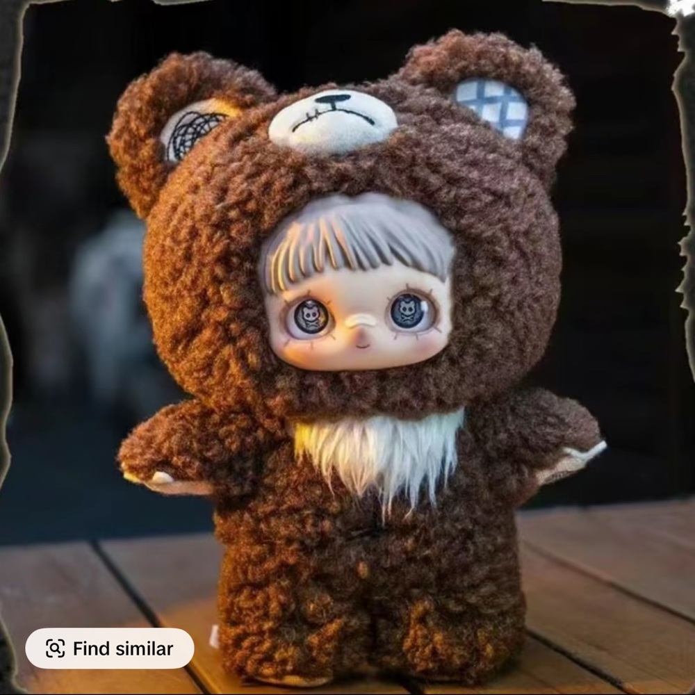 Maymei V2 Dark Forest Series-Confirmed “The Bear” Bell Plush Pendant